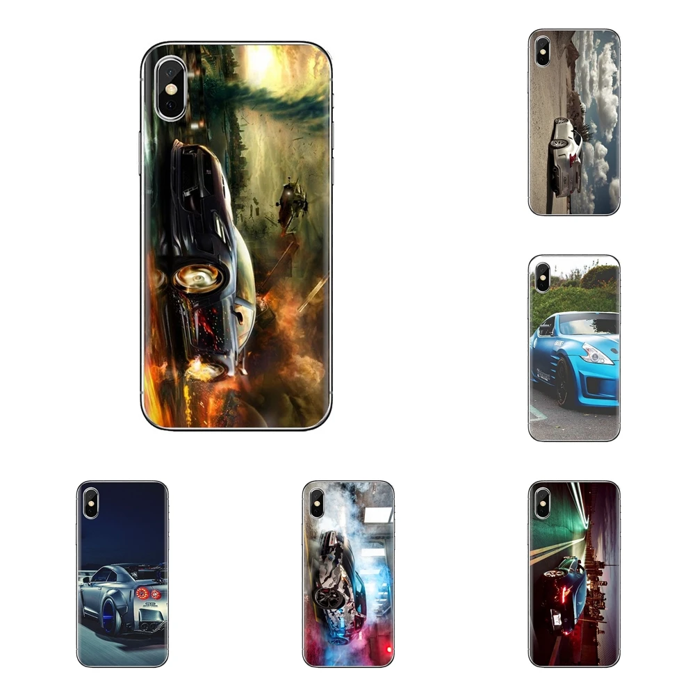 

370z Nissan Coupe Sports Car Soft Transparent Cases Covers For Huawei Mate Honor 4C 5C 5X 6X 7 7A 7C 8 9 10 8C 8X 20 Lite Pro