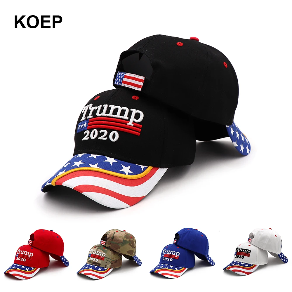 New Donald Trump Cap USA Flag Baseball Caps Keep America Great Snapback President Hat 3D Embroidery Wholesale Drop Shipping