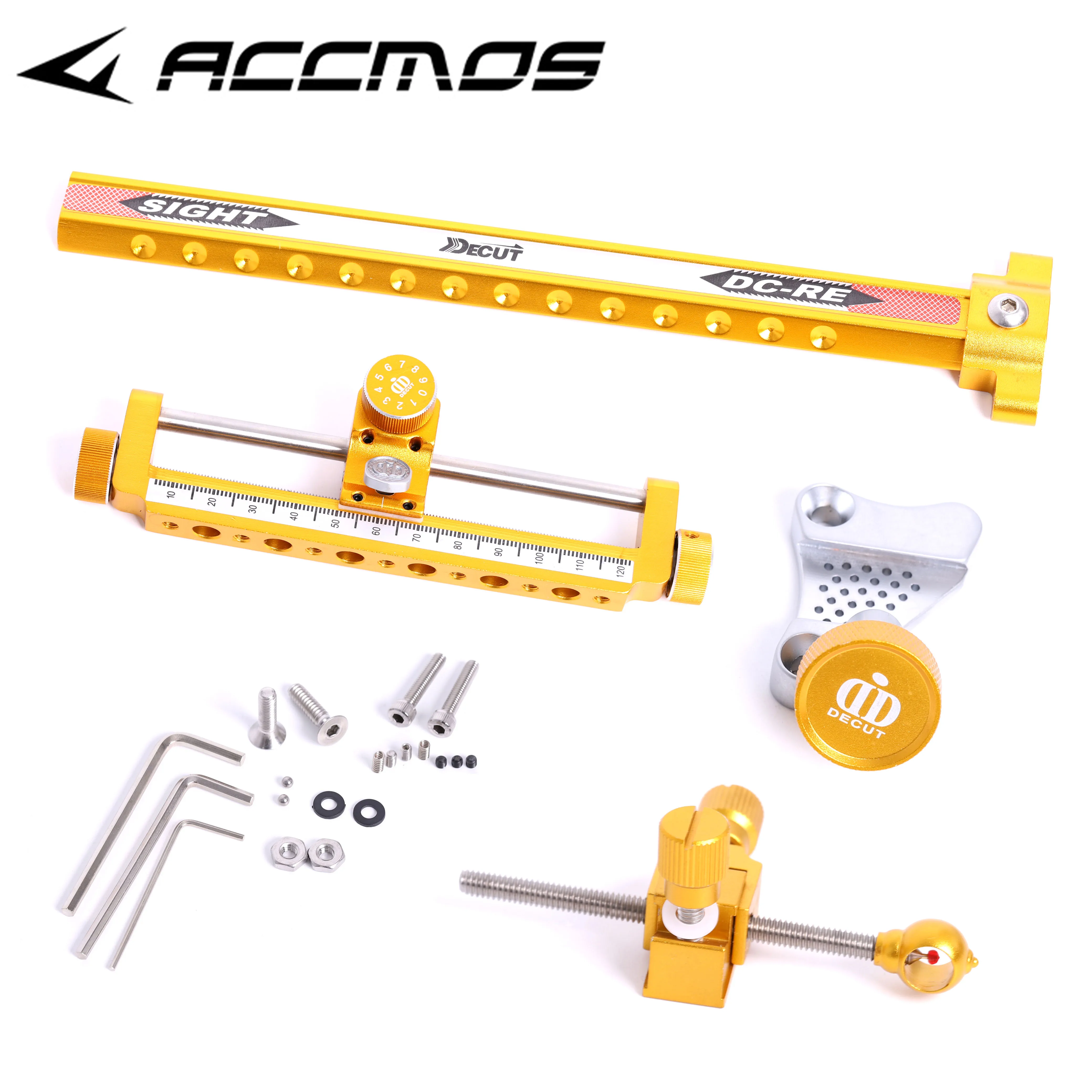 Decut DC RE Archery Composite sight Recurve Arrow Aluminum Sight For Bow Hunting Accessory|recurve arrows|arrow aluminumrecurve |