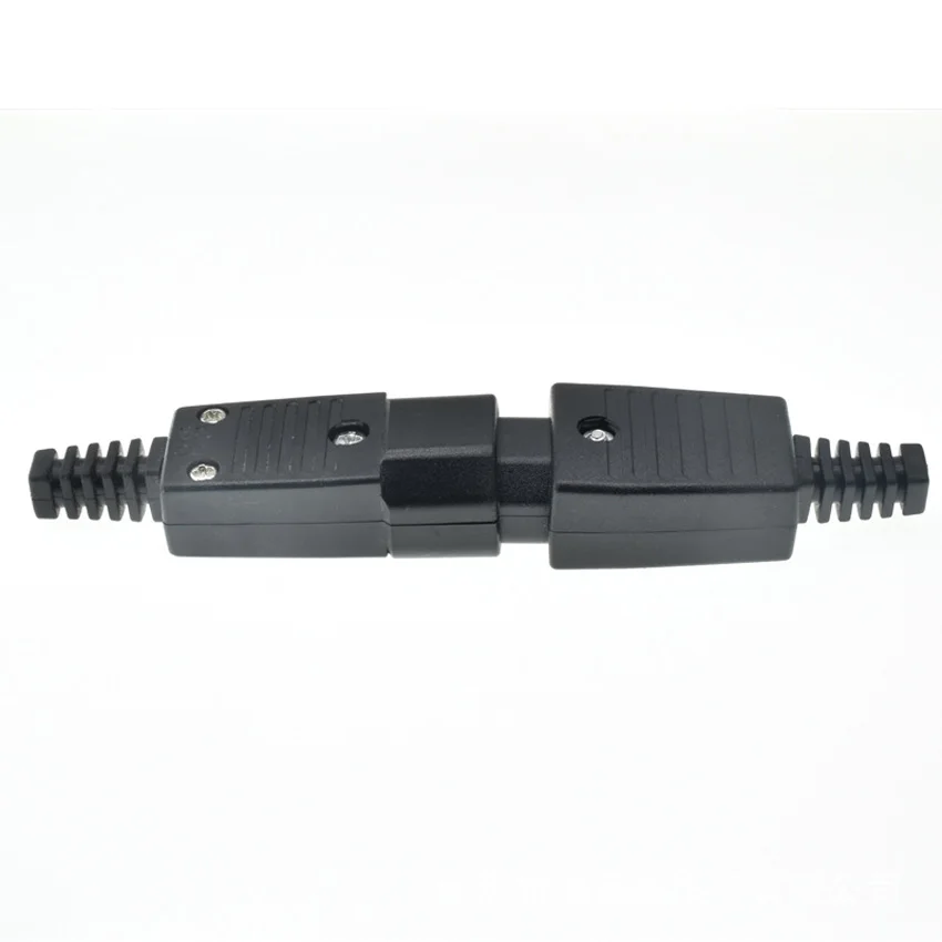 Copper IEC320 C13 C14 C15 UPS PDU Connector Power Cord Rewirable Cable Wiring Plug Male Female AC Power Socket Plug 10A Black CE power cable power cord power plug connector