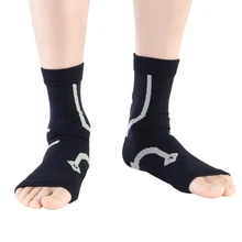 Компрессионный рукав для женщин/мужчин тонкий дышащий анти-пот лодыжки Поддержка носки покрытие для подошвенного фасциита