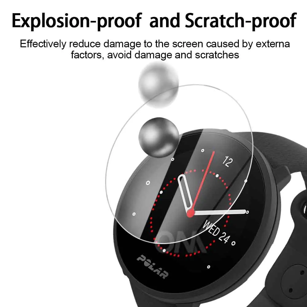 9H Premium Gehard Glas Voor Polar Horloge Unite/Ontbranden 2 Vantage V2 M2 / V Smart Horloge Scherm protector Film Accessoires