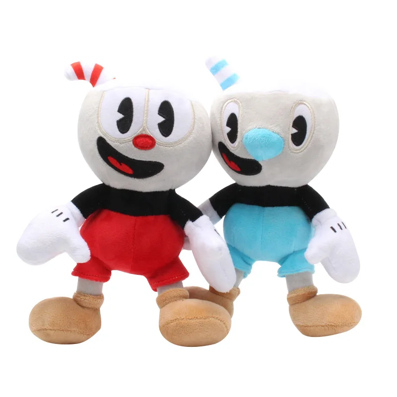 25 см видеоигра Cuphead Game & Mugman Mecup And Brocup Boss the Devil легендарные плюшевые игрушки куклы