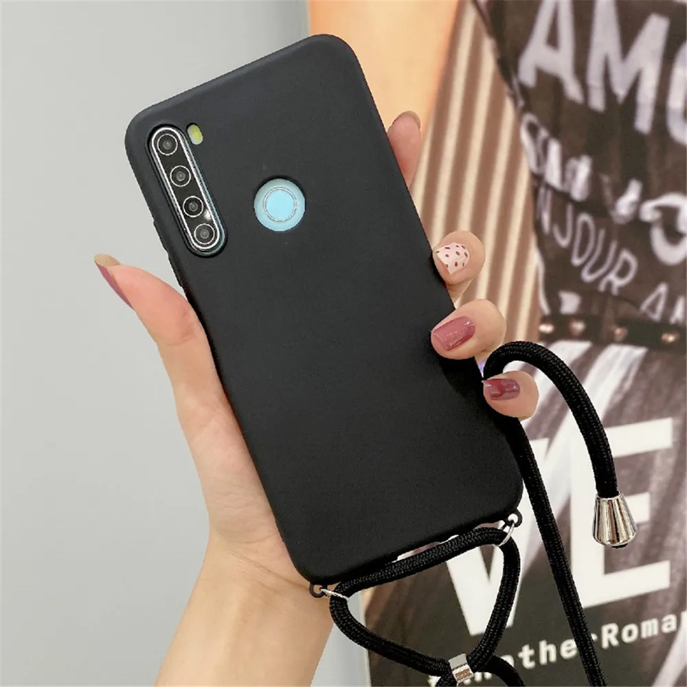 For Xiaomi Redmi Note 9 9S Pro Max 8 7 10X 8A 7A K30 K20 Candy Chain Necklace Lanyard Case For Mi Note 10 Pro Lite 9 9T A3 Cover best flip cover for xiaomi