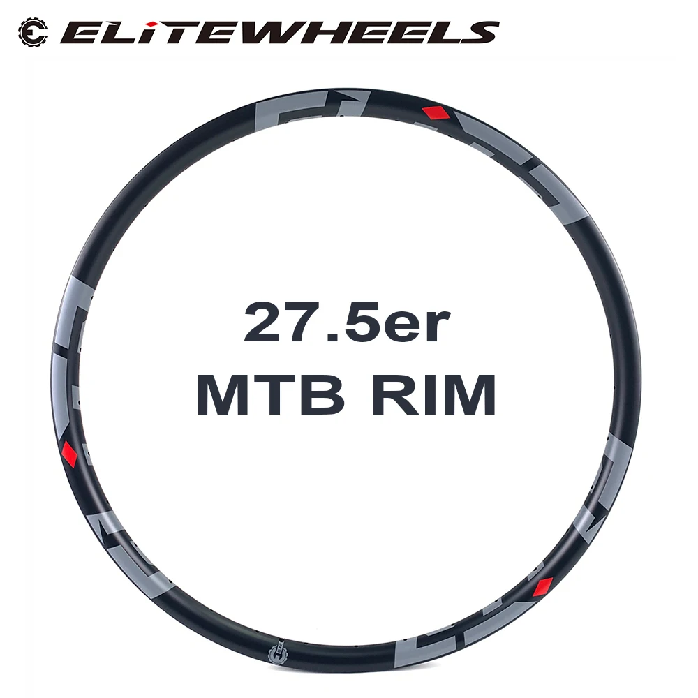 29er DH/AM/XC/Enduro Mountain Bike Carbon Rim Hookless/Asymmetric Tubeless Ready Rims For MTB Wheels 24/27/30/35/40/50mm Width|tubeless rims|bike