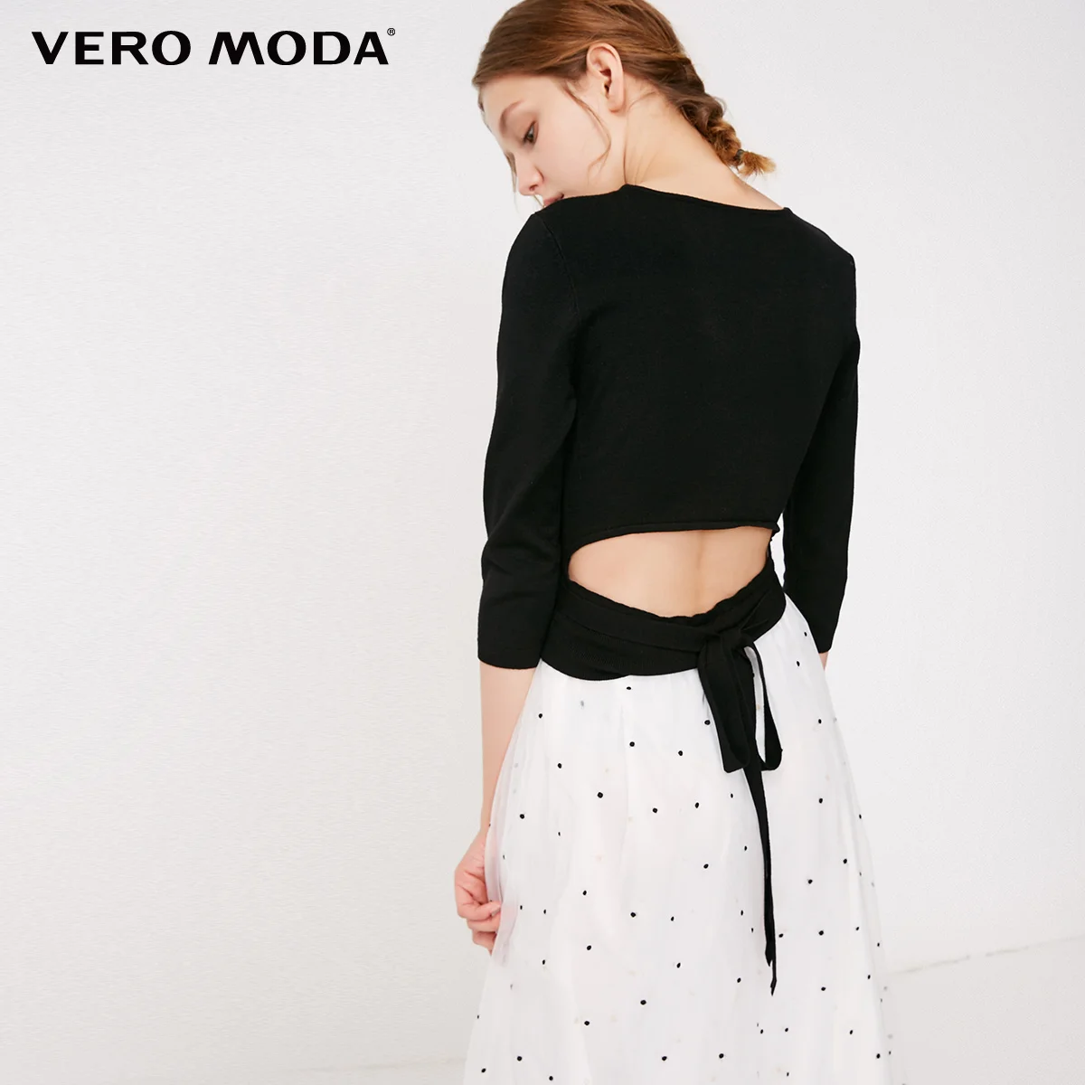 Vero Moda женское трикотажное платье Gauzy Midriff-Baring | 319146504