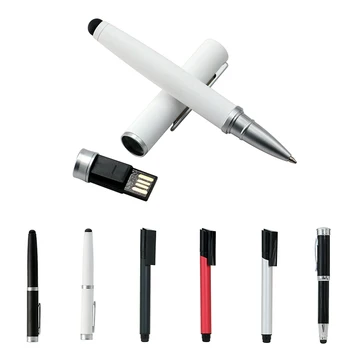 

usb2.0 Flash drive Black Metal pen flash Memory Stick Business USB teacher Gift Pen Drives 8GB 64GB 4G 16 8 128 32 gb Pendrive s