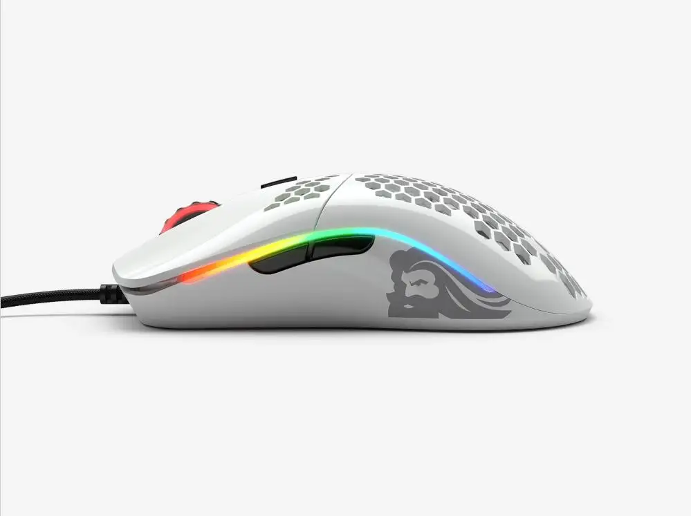Мышь Glory Gaming Model O-(Small) WHITE mate(Branco Fosco)-GOM-WHITE/белый глянцевый(Branco Brilhante)-GOM-GWHITE