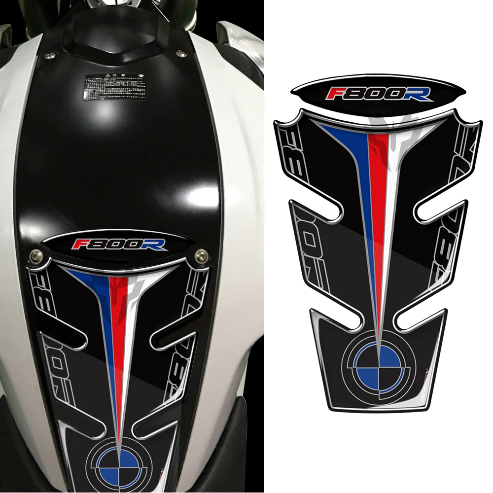 Motorcycle case for BMW F800R F 800R 2009-2017 Fuel Tank Sticker Fishbone Sticker 3D Decorative Fuel Tank Protection Sticker