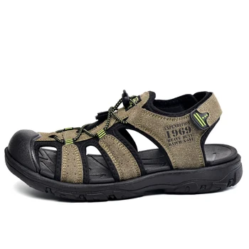 

cuero men sandale zandalias v erkek masculino sandals-men playa sandalias sandalia big transpirables herren roman classic para