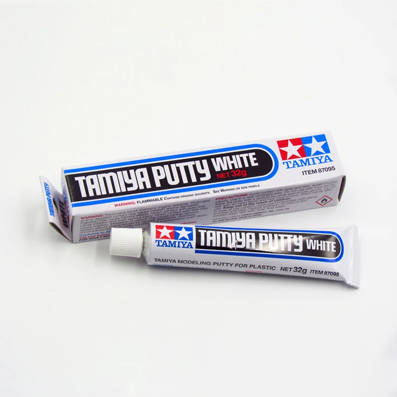 TAMIYA 87095 белая шпатлевка 1 унции (32 г) трубка для пластиковых моделей комплектов GMS