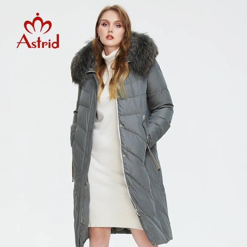 2022 Astrid New Arrival Fashion Slim Women Winter Jacket Cotton Padded Warm Thicken Ladies Coat Long Coats Parka Womens Jackets