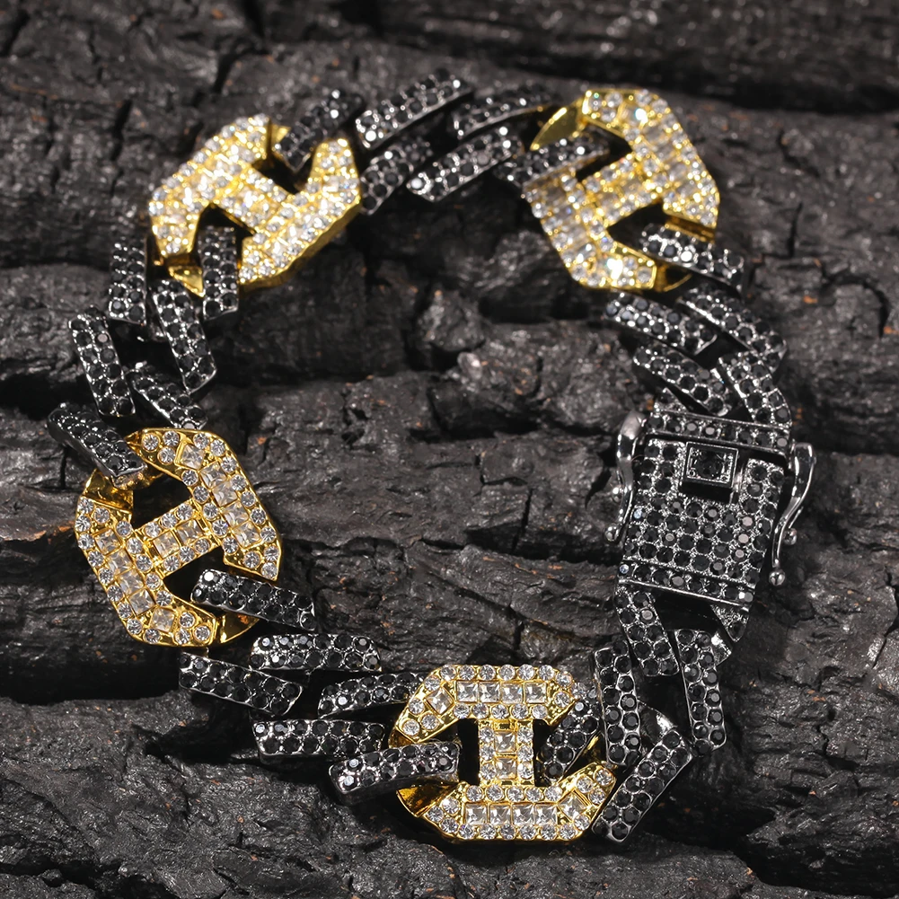 BLING KING Return часы Пряжка браслет Iced Out красный черный синий Стразы многоцветные Сплав Мужские и женские хип-хоп ювелирные изделия