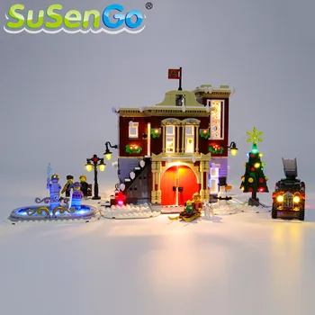

SuSenGo LED Light kit For 10263 Creator Winter Village Fire Station Toy Blocks Lighting Set Compatible with 36014 11041 NO Model