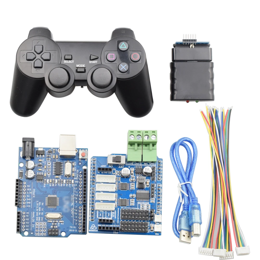 Mini RC Mecanum Wheel Omni Robot Car Chassis Kit with TT Motor for Arduino Raspberry Pi Mixly Scratch Program STEM Toy
