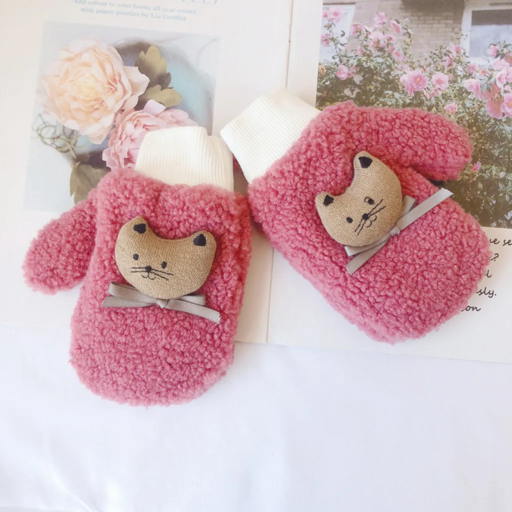 Детские перчатки детские зимние перчатки дети rekawiczki dla dzieci handschoenen дети manoplas bebe mitaine handschuhe kinder мультфильм Z4