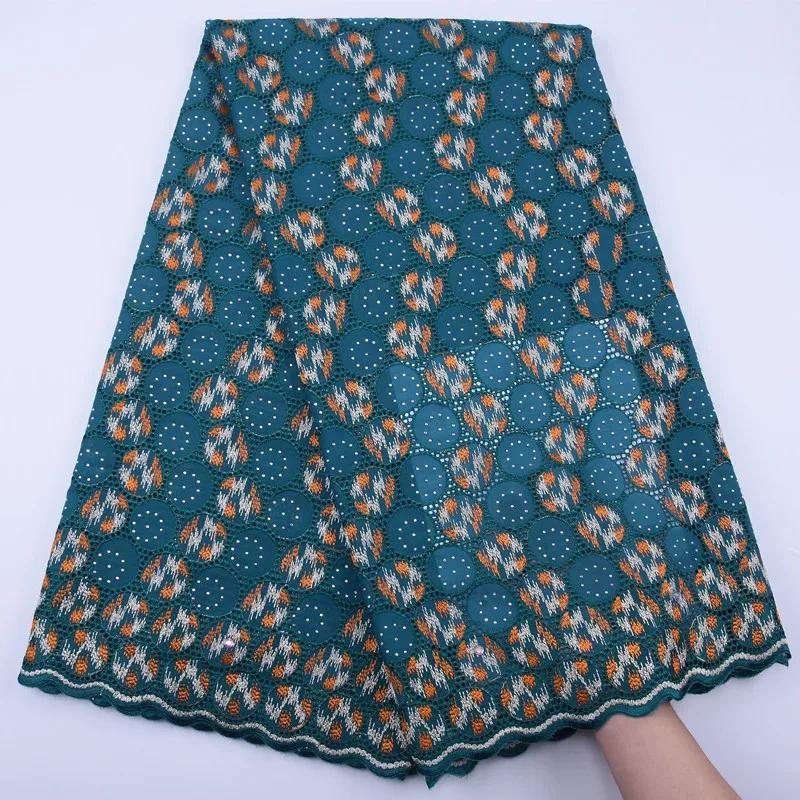 African Polish Lace Fabric High Quality Cotton Swiss Voile Lace Stones Nigerian Swiss Voile Lace Fabric For Men Y1791