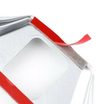 

Silver Central Water Cup Holder Frame Trim Car Interior Decor Premium ABS Material For BMW G20 G28 2019 Up