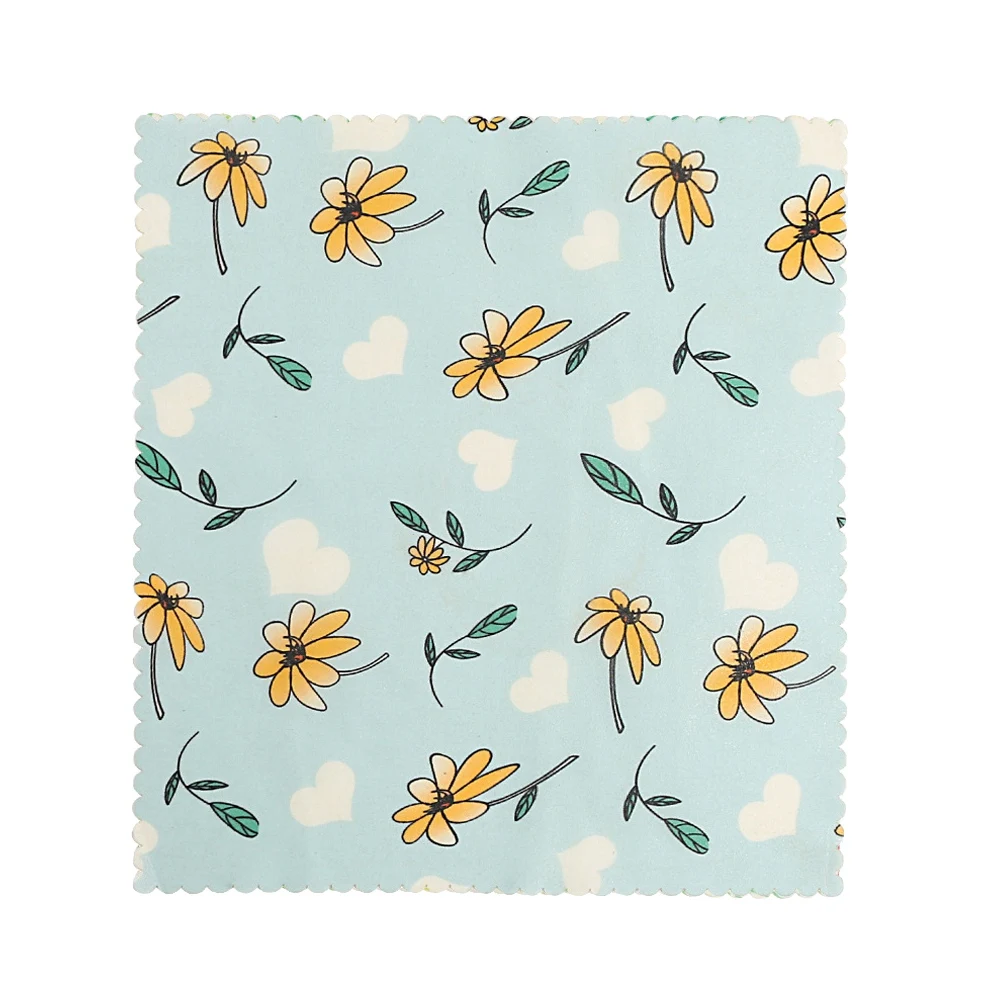 flower 3 цвета, многоразовая упаковка из пчелиного воска, сэндвич и пищевая обертка, моющаяся, без пластика, для хранения, ткань для хранения, для закусок, еды, фруктов, упаковка в 3 размера - Цвет: flower