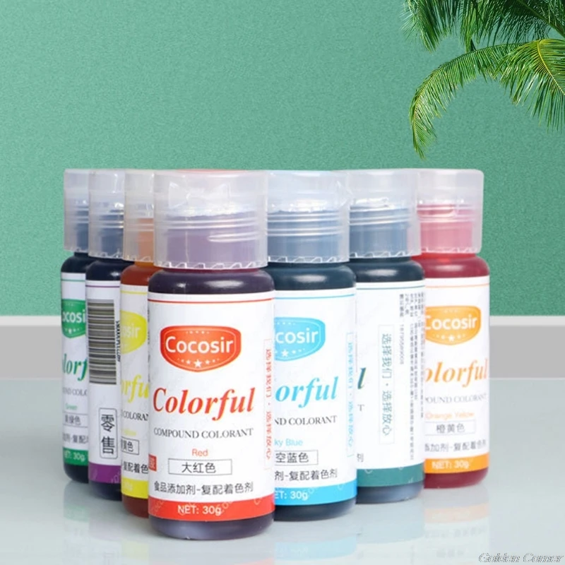 26g Food Coloring Set Vibrant Liquid Food Colors Frosting Dye Tasteless