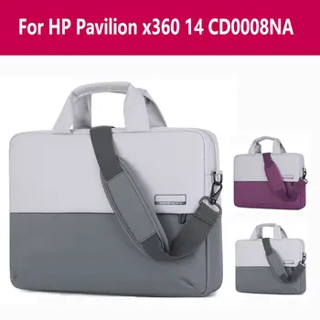 

Laptop Shoulder Bag Notebook Messenger Bag Multipurpose for Sleeve Bag Travel Briefcase For Hp Pavilion X360 14 Cd0008na