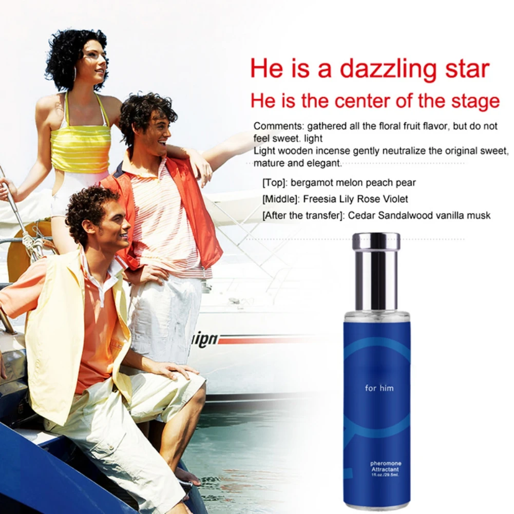 d Pheromone Flirt Perfume 29.5ML for Men Body Spray with Pheromones Attract Women