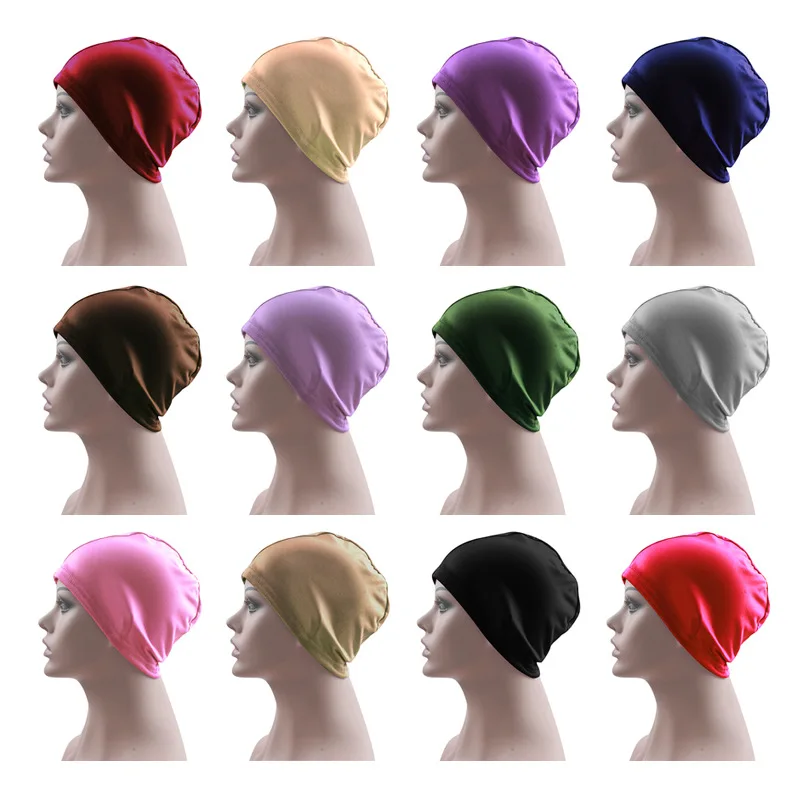Inner Hijab Swimming Cap Muslim Islamic 
