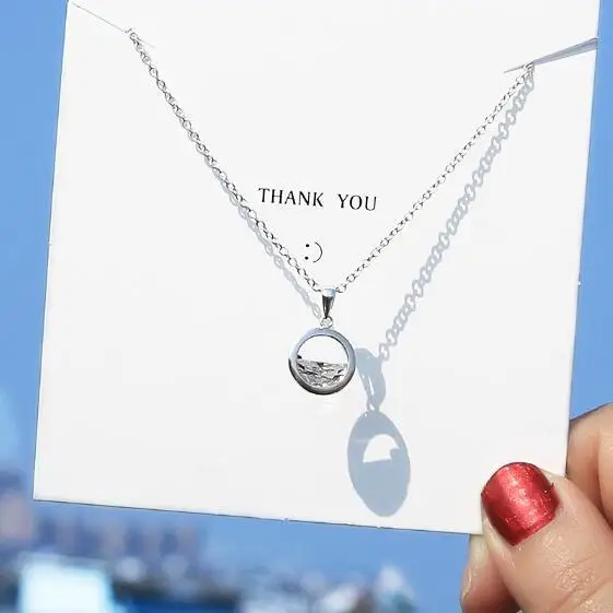 925 Sterling Silver Cubic Zirconia Round Circle Water Choker Necklaces For Women Wedding Statement Jewelry