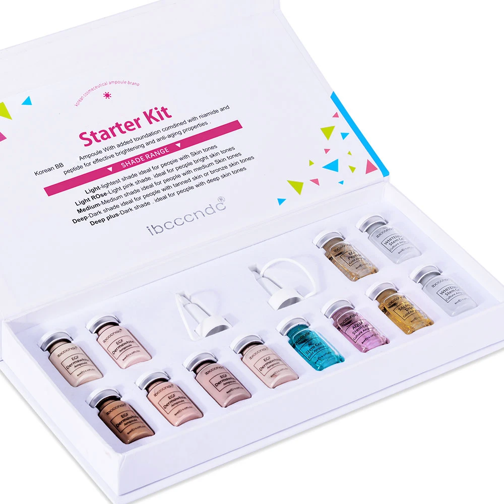 

Drop Ship 12 Pcs Makeup Foundation with Serum Kit Waterproof Long Lasting BB Cream Moisturizing Skin Care Concealer Cosmetic