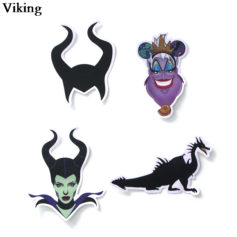 17 шт./компл. Maleficent наклейка s Imaginary стикер s DIY Наклейка s для чемодана багажа ноутбука Водонепроницаемая Наклейка на скейтборд G0176