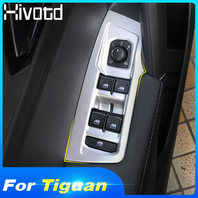 Hivotd для тигуан 2019 аксесуары Tiugan MK2 2020 Автоаксессуары из углеродного волокна