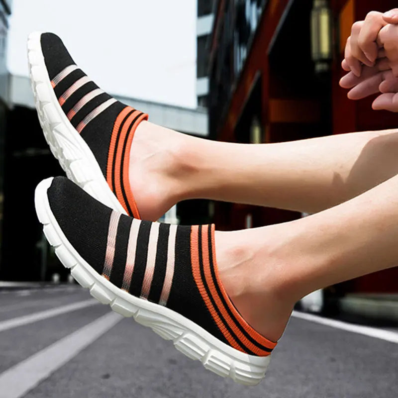 

Breathable Mesh Casual Men Shoes Spring Sneakers Men Footwear Running Shoes Men's Lightweight Slip-on Sandals Zapatos De Hombre