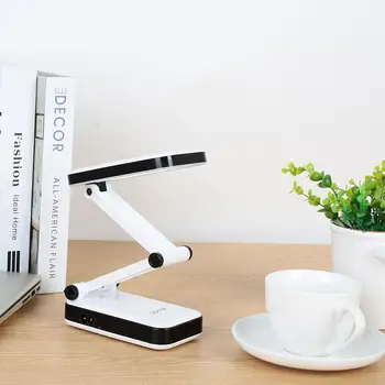 

Portable Book Lamp Torch White Foldable Home Decor Reading Light Rechargeable Eye-Care Study 24LED LED Desk Lamp