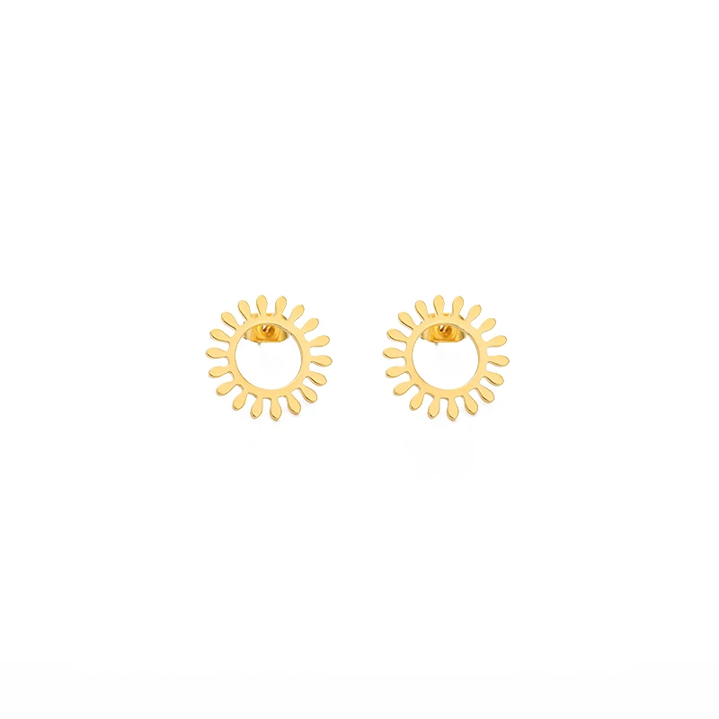 Женские серьги-гвоздики из нержавеющей стали серьги в стиле стимпанк модные