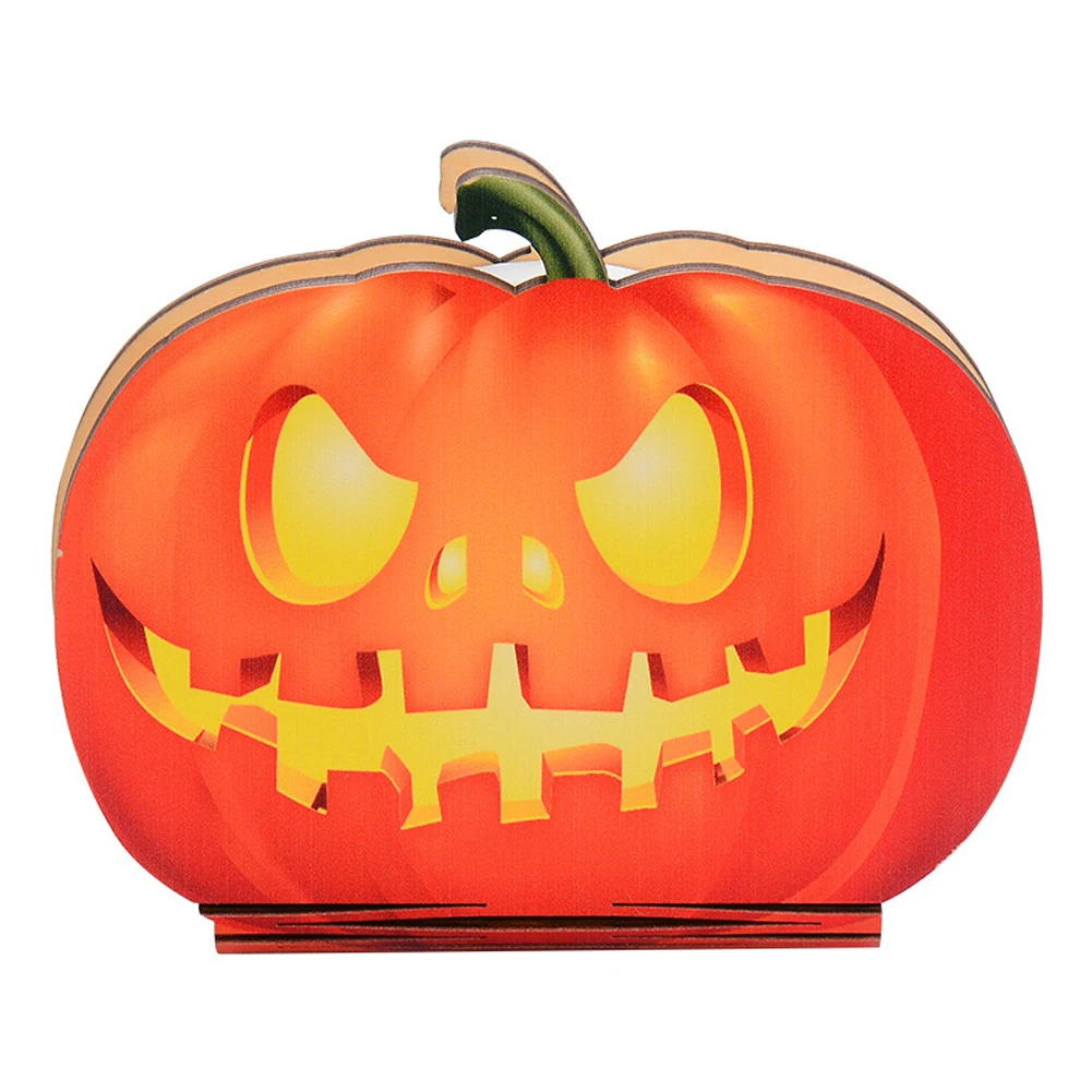 

Practical Foldable Decorative Table Night Light Portable Pumpkin Shape Halloween Color Changing Led Sleep Home Paper Lamp