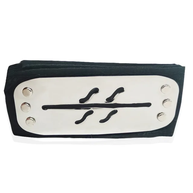 Japanese Hot Anime Uchiha Sasuke Kakashi Cosplay headband Costumes Accessories toys Props Anime headband Props 10