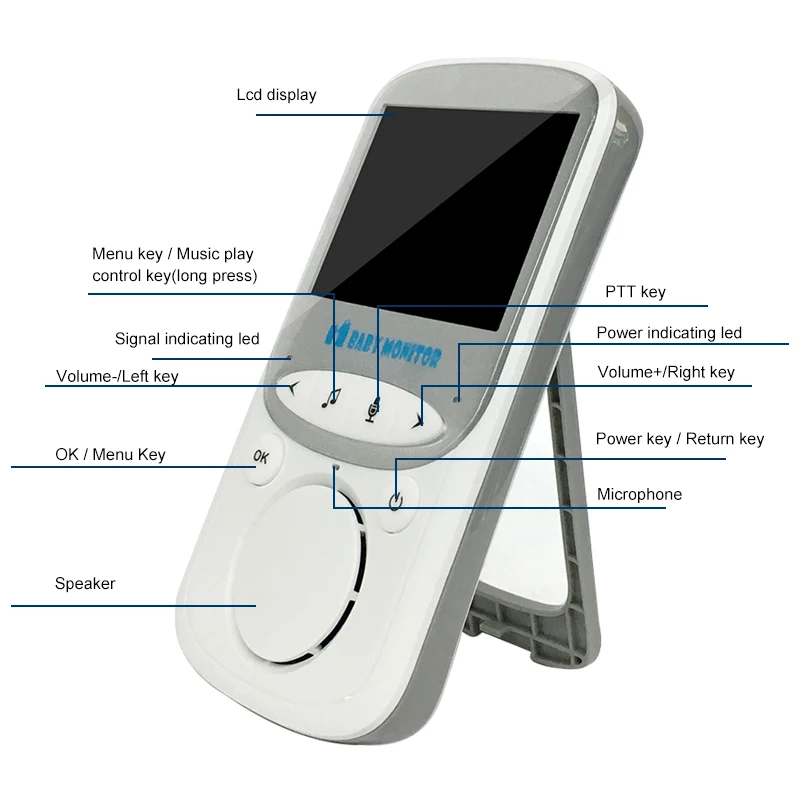 Беспроводная аудиокамера babyfoon elektroniczna 720 радионяня Wi Fi видео