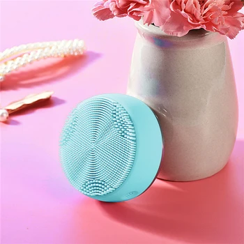 

Ckeyin Sonic Trillingen Gezicht Borstel Reiniging Siliconen Facial Cleaner Ems Led Photon Gezicht Massager Huidverjonging Acne R