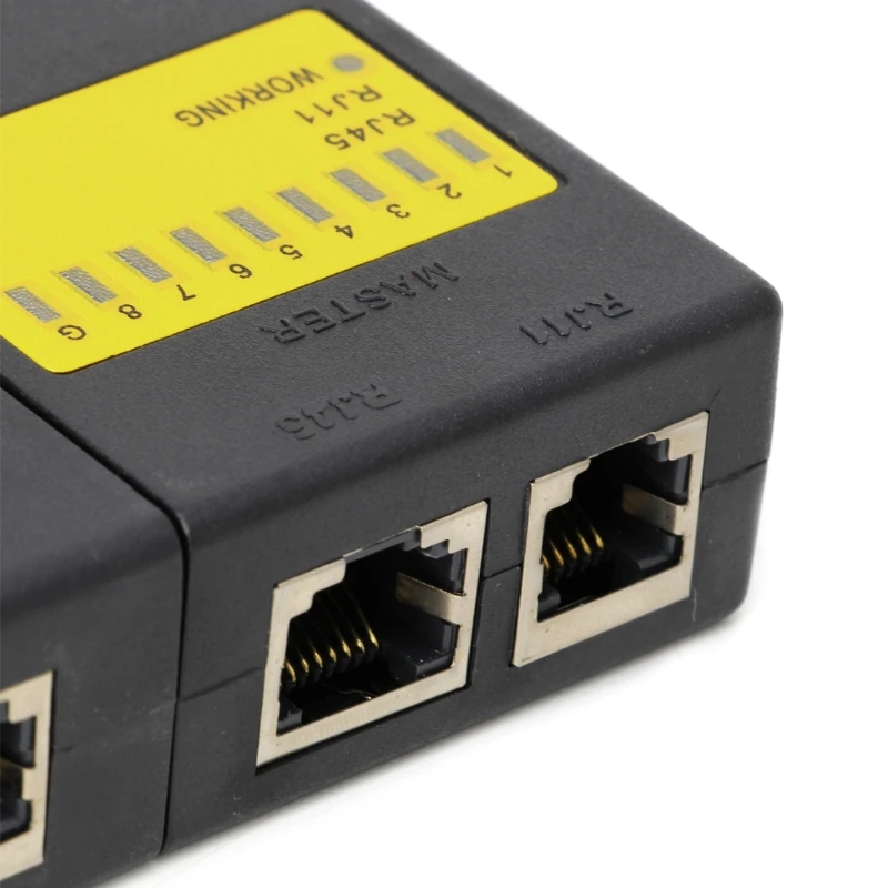 Professional Super Mini Network LAN Cable Wire Cat5 RJ11 RJ45 Tester New