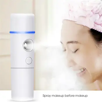 

ELOOLE Portable Nano Air Humidifier Diffusers Cool Mist Maker Water Milk Sprayer Facial Steamer Mini Humidifier Oil Steamed Face