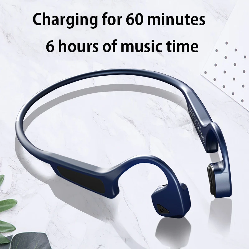 Bone Conduction Headset Wireless Bluetooth 5 0 Headphones Sport Waterproof Earphones for Xiaomi Iphone XS 8 Samsung A50 honor 8x