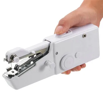 

Portable Mini Handheld Sewing Machine Household Quick Stitch Sew Needlework Cordless Clothes Fabrics Electronic Sewing Machine