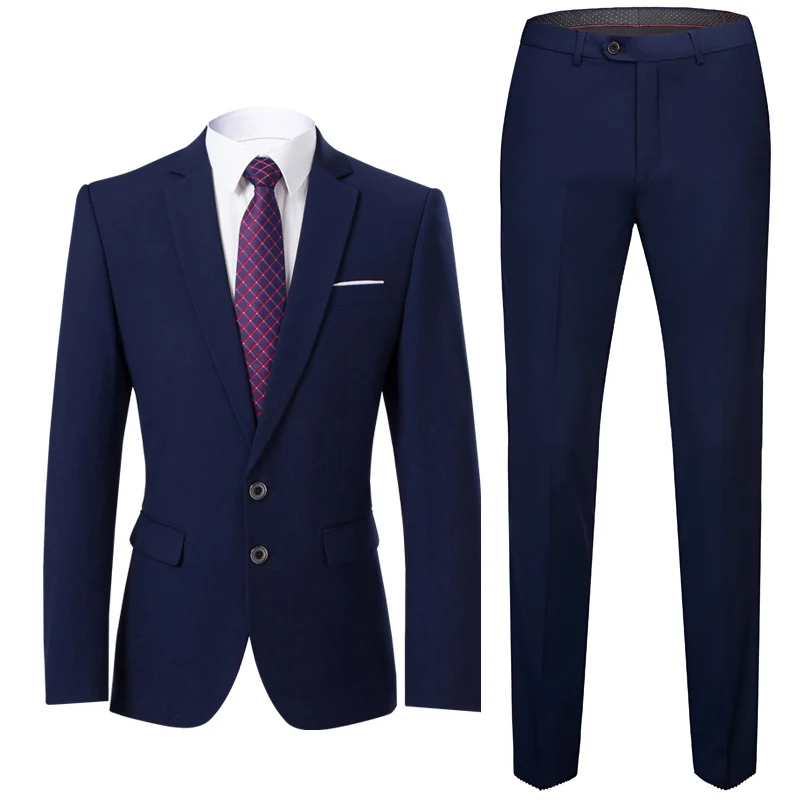 PAULKONTE Men's Wedding Suits High Quality Business Casual Fashion Dresses Hosting Banquet Groomsmen's Classic Men's Suit
