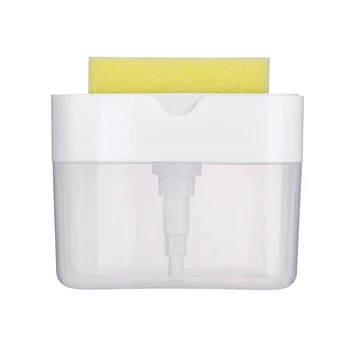 เครื่องจ่ายสบู่เหลวปั๊มฟองน้ำมือกดทำความสะอาดเครื่องจ่ายสบู่เหลวคอนเทนเนอร์ Hand Dispenser สบู่ปั๊มขวด 10