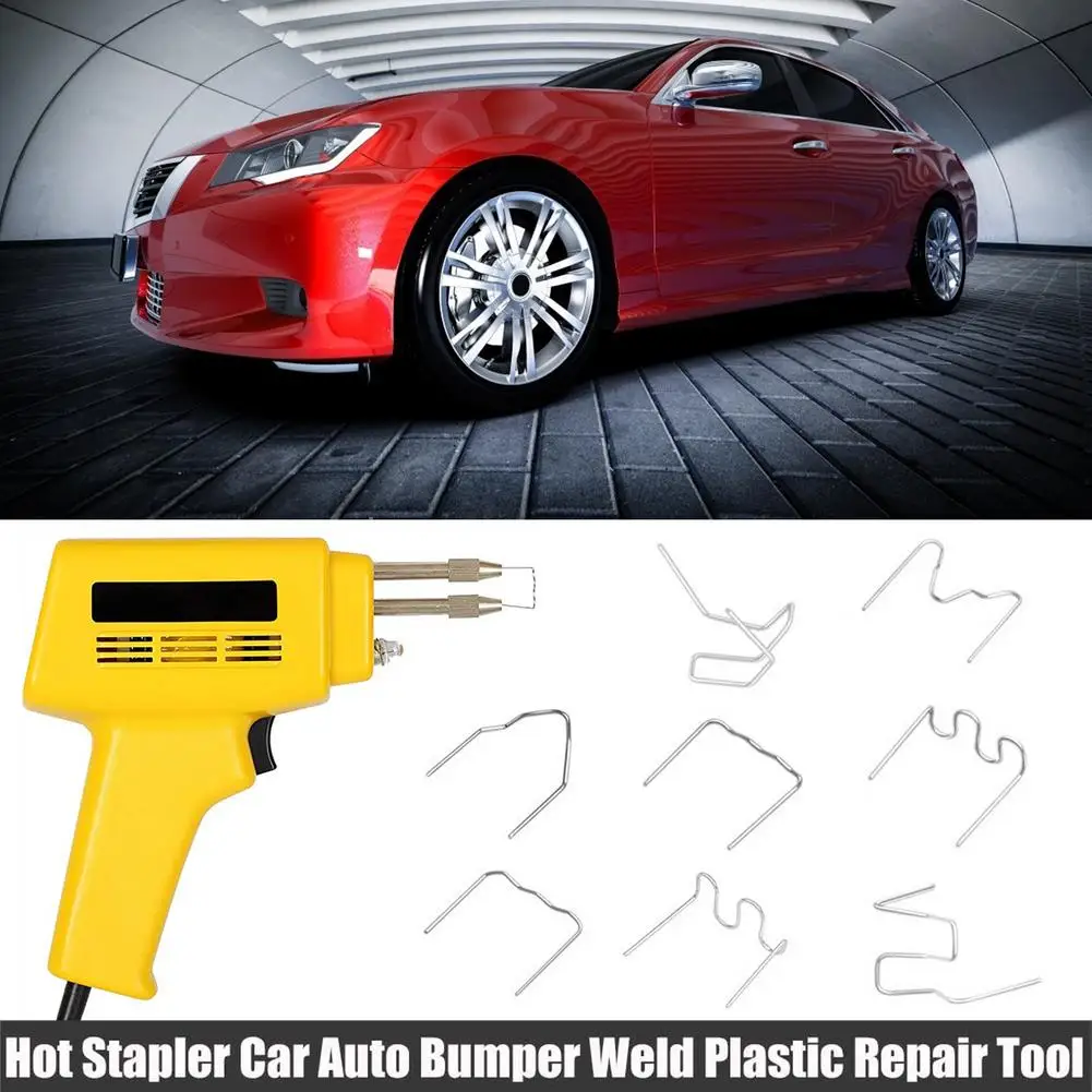 800pcs 0.8mm/0.6mm Hot Stapler Staples For Plastic Welder Plastic Repair Standard Pre Cut Wave Staples Welding Bumper Car Repair 3