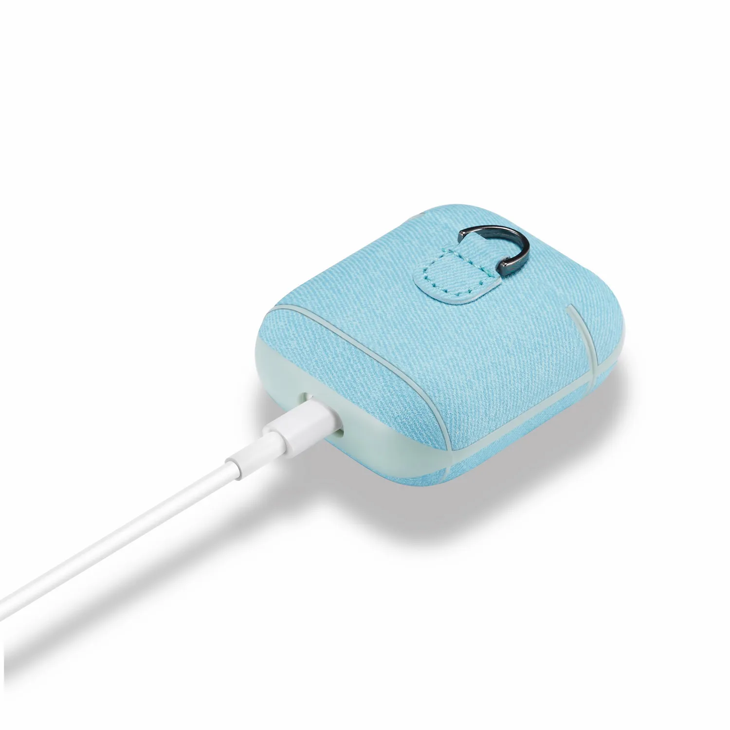 AirPods косой ткани текстуры наушники для AirPods 1 AirPods 2 поколения наушники с зарядным устройством Коробка Чехол