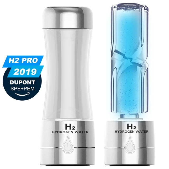 ALTHY-botella generadora de doble cámara H2 PRO DuPont SPE PEM, agua de Hidrógeno, ionizador, electrólisis, Rico máximo 3000ppb ALTHY-botella generadora de doble cámara H2 PRO DuPont SPE PEM, agua de Hidrógeno, ionizador, electrólisis, Rico máximo 3000ppb