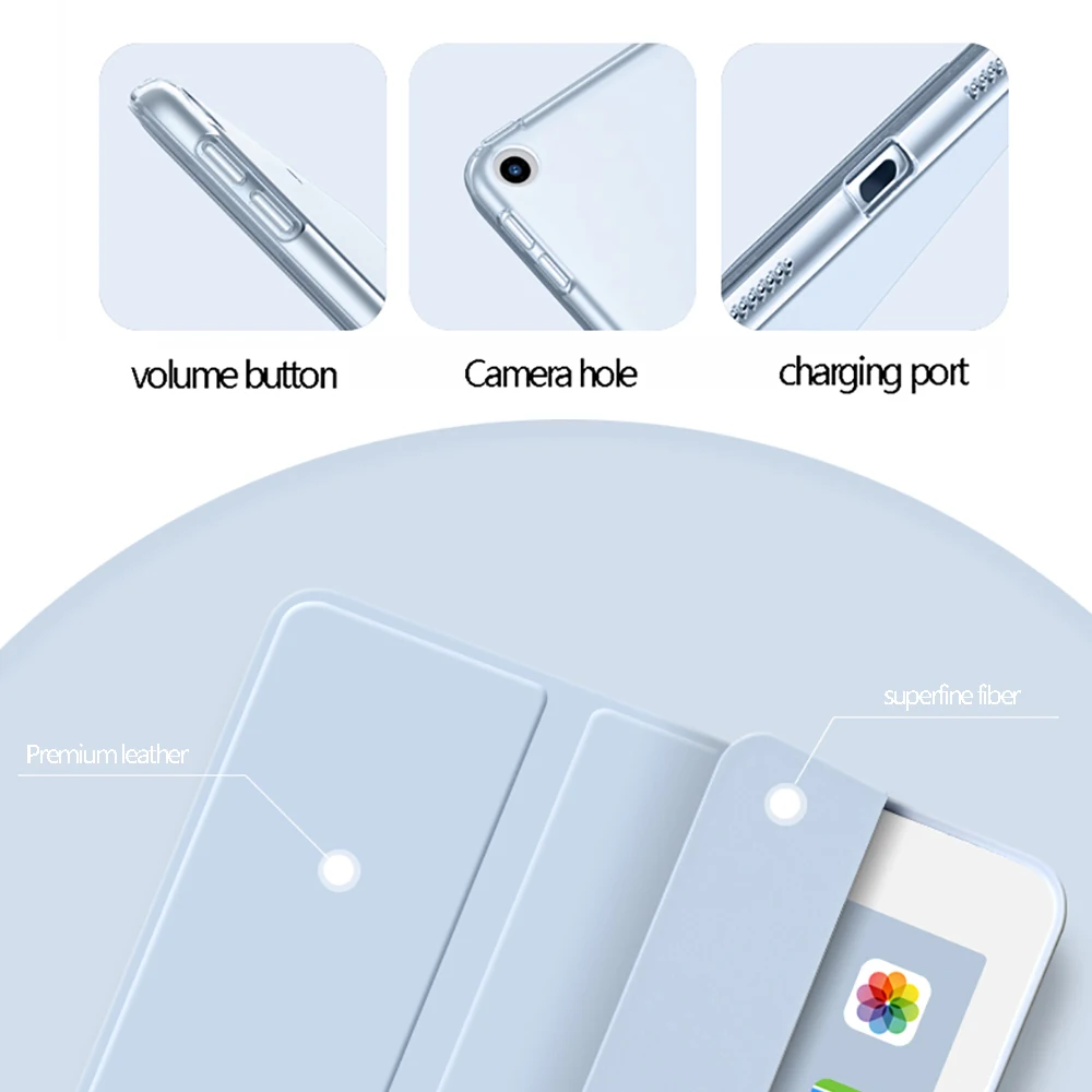 Funda Чехол для iPad 9,7 дюймов A1893 A1954 A1822 A1823 ультра тонкий чехол для смарт-телефона Авто Режим сна/Пробуждение легкий Чехол