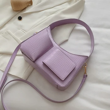 

HOT French Design Fashion Armpit Bag Handbag Elegant Stone Grain Shoulder Bag Crossbody Bag Width 24cm Height 17cm Thickness 9cm