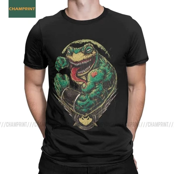 

Men T-Shirts Fight Toad Battletoads Vintage Cotton Tees Short Sleeve Frogs Gaming Retro Old Frogs Game T Shirt Clothes Plus Size